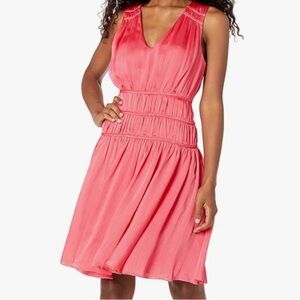 Trina Turk Pink Ruched Sundress